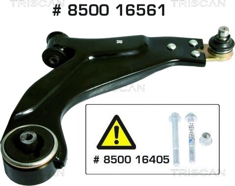 TRISCAN 8500 16561 Bærearm TRISCAN 8500 16561 Bærearm