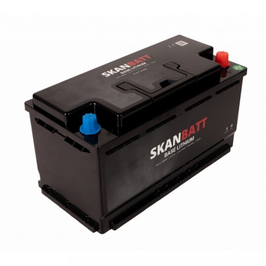 SKANBATT Base Lithium - 12V 100Ah 100A BMS - 355x175x190mm - Bluetooth - Heat - 3 Års garanti - Bobil SKANBATT Base Lithium - 12V 100Ah 100A BMS - 355x175x190mm - Bluetooth - Heat - 3 Års garanti - Bobil