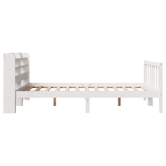 Sengeramme uten madrass hvit 120x200 cm heltre furu 3306579
