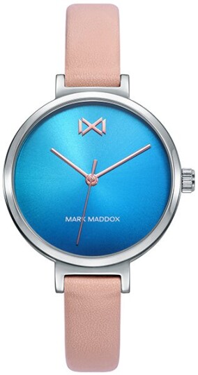 Mark Maddox Dameklokke MC7120 60 Classic Lær Ø32 mm