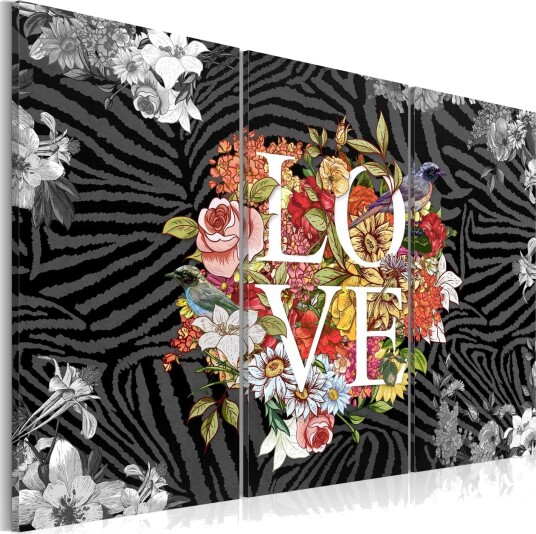 Bilde Flowers From The Heart 120x80 Artgeist sp. z o. o.