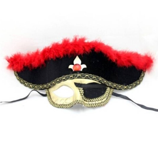 Stilig Pirat maske perfekt til kostymer