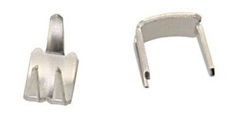 Glidelåsstopper Spiral 5mm YKK Oppe Blank Med 4 Tagger