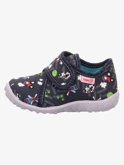 Superfit Spotty Tøfler Blue/Multicoloured 18