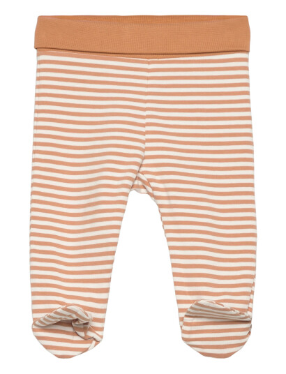 Fixoni Leggings W.feet Y/D Stripe Orange 44