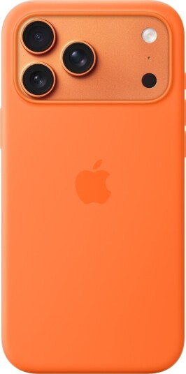 Apple iPhone 17 Pro Max Silikondeksel med MagSafe - Oransje