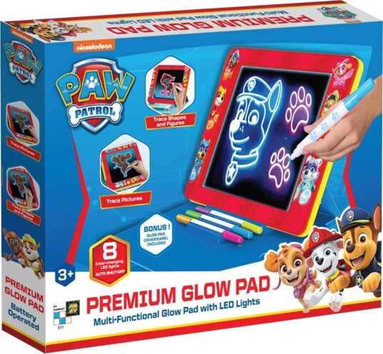 Paw Patrol AM 5119 Tegnetavle Med Neon LED Lys Paw Patrol AM 5119 Tegnetavle Med Neon LED Lys