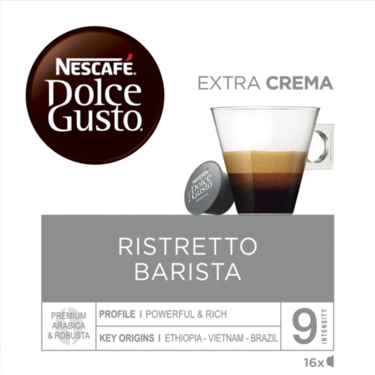 Dolce Gusto Ristretto Barista kaffekapsler 16 stk. Dolce Gusto Ristretto Barista kaffekapsler 16 stk.