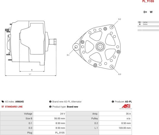 AS-PL A9664S Dynamo