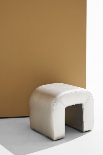 Jotex Puff Polyeterskum/Kryssfiner/Polyuretan PU sølv Odette 1866437010