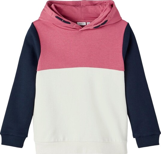 Name It Hettegenser Noos NkfKilpa Rose Wine Name It 13 14 år 158 164 Hettegenser Blå Hvit Rosa