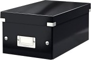 Leitz Click & Store - Medieoppbevaringseske - kapasitet: 20 DVD, 40 DVD (smal boks) - svart Leitz Click & Store - Medieoppbevaringseske - kapasitet: 20 DVD, 40 DVD (smal boks) - svart