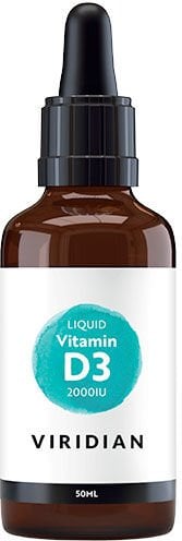 Viridian Nutrition D3 Vitamin Flytende - 50 ml Viridian Nutrition D3 Vitamin Flytende - 50 ml
