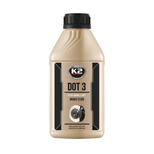 Bremsevæske K2 DOT3 500g Bremsevæske K2 DOT3 500g