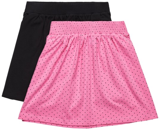 Luca &  Lola Doro Skjørt 2-pack Pink/Black 98-104