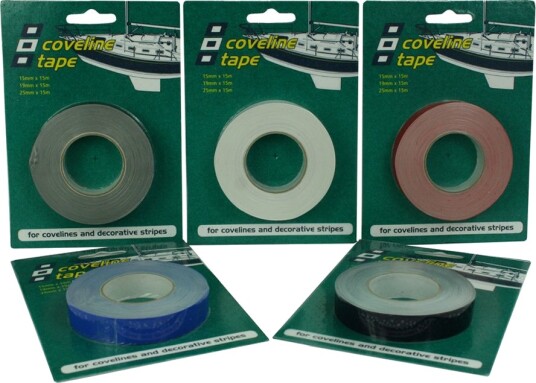 PSP Vannlinjetape hvit 15 mm 15 m