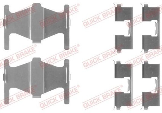 Tilbehørsett, skivebremse belegg QUICK BRAKE 109-1204