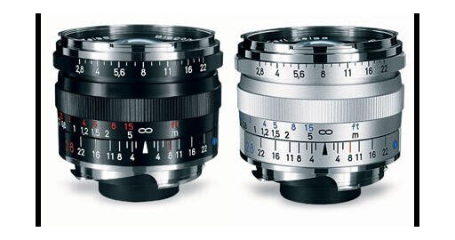 Carl Zeiss Biogon T*2,8/28 Vidvinkel med Leica M Fatning Sort