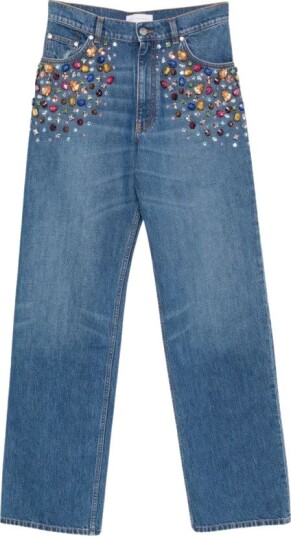 Stella McCartney Dame Jeans Blå W27,