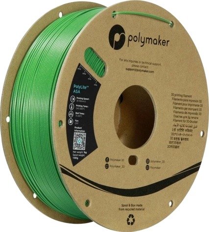 Asa 1.75 Mm Galaxy Grønn 1 Kg Polymaker Polylite 3D Filament (Pf01036)
