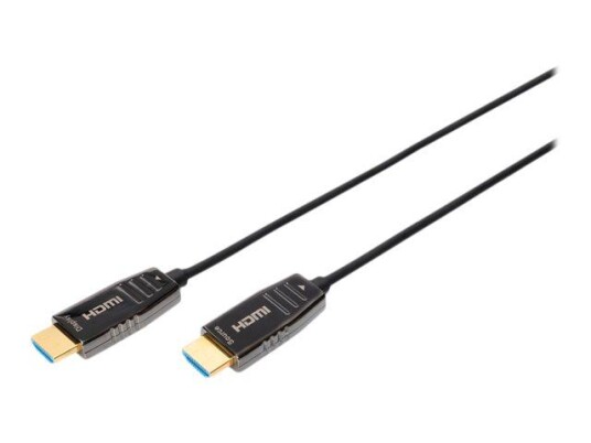 Digitus 15 m HDMI-kabel med Ethernet - 4K-støtte og gullbelagte kontakter Digitus 15 m HDMI-kabel med Ethernet - 4K-støtte og gullbelagte kontakter