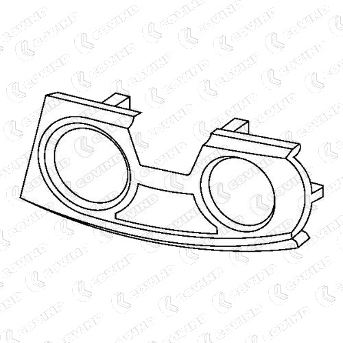 COVIND 580/ 89 Holder, tåkelyskaster