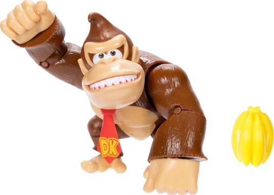 Super Mario Lekefigur 12 cm Donkey Konge Super Mario Onesize Leketøy Brun Super Mario Lekefigur 12 cm Donkey Konge Super Mario Onesize Leketøy Brun