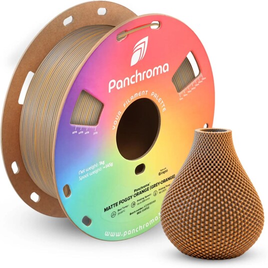 Polymaker Panchroma Dual Matte Pla Foggy Orange Polymaker Panchroma Dual Matte Pla Foggy Orange