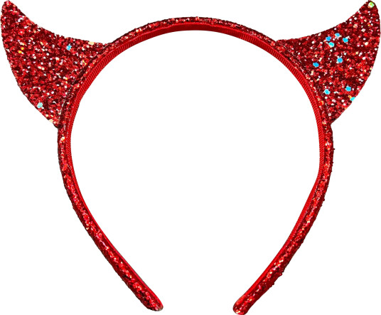 Catsson Diadem med Djevelhorn Glitrende One size PK02117