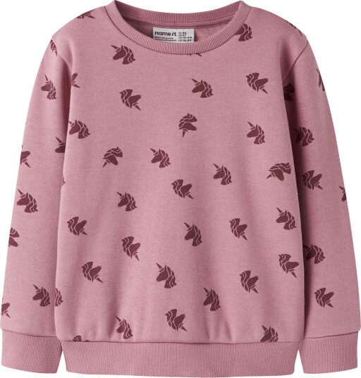 Name It Nmfdavina Ls Sweat Fleece Bru Noos Purple 98