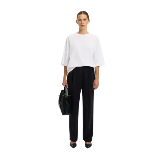 Selected Femme Dame Bukser Svart L, Selected Femme Dame Bukser Svart L,