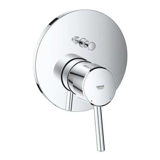 Grohe Concetto dusjbatteri For innbygging, med vender, Krom Grohe Concetto dusjbatteri For innbygging, med vender, Krom