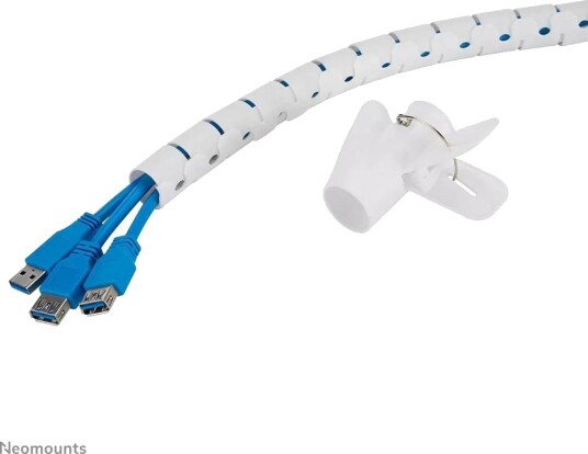 Neomounts Kabelkanal 1-5 Kabler, 2 m Hvit Neomounts Kabelkanal 1-5 Kabler, 2 m Hvit
