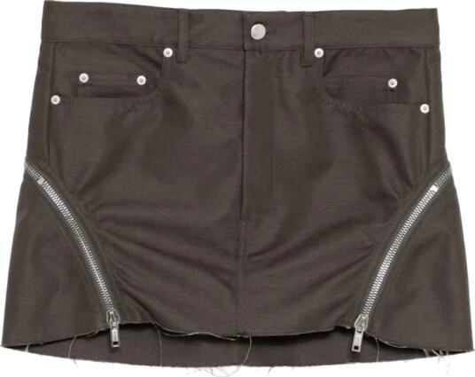 Rick Owens Dame Skjørt Brun S,