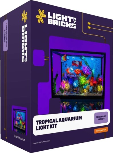 Light My Bricks Tropical Aquarium Lyssett 10366