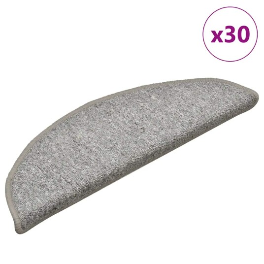  Trappematter 30 stk lysegrå 56x17x3 cm 8721288458650