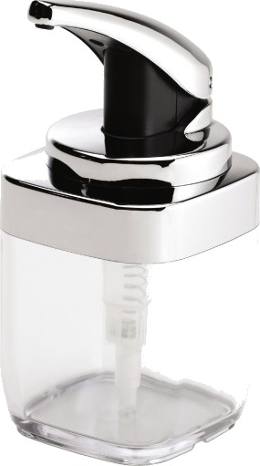 Dispenser, 444 ml, forkrommet plast chrome