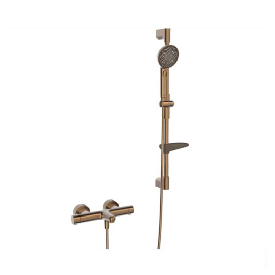 Oras Armatur Aurelia 4769 Dusjsett+Badekararmatur Børstet Bronse