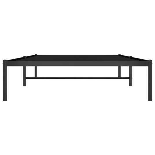 vidaXL Sengeramme i metall svart 107x203 cm