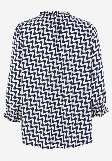 Freequent Jacquardvevd bluse Freequent Jacquardvevd bluse