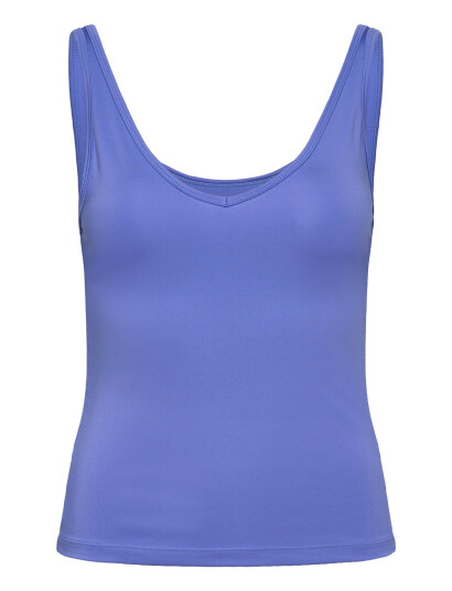 Björn Borg Ace Deep V Neck Tank Top - Blue - XL