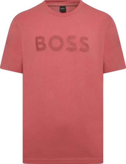 BOSS Ts_Structure Logo MEDIUM PINK M