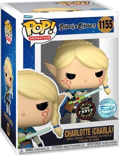 Northix POP-figur Black Clover Charlotte Chase Eksklusiv