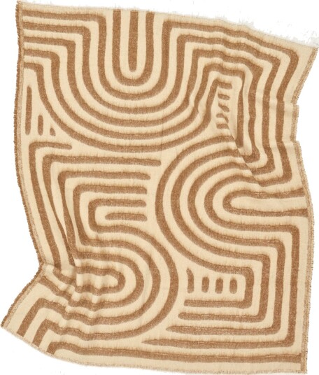 Tepper Ullmixpledd Melody brun/beige Størrelse: 130 x 170 cm Tepper Ullmixpledd Melody brun/beige Størrelse: 130 x 170 cm