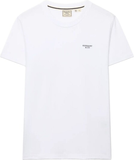 Superdry Essential Stacked Logo Emb Tee Navy L