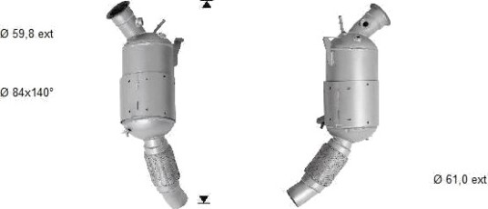 Partikkelfilter VEGAZ BK-895