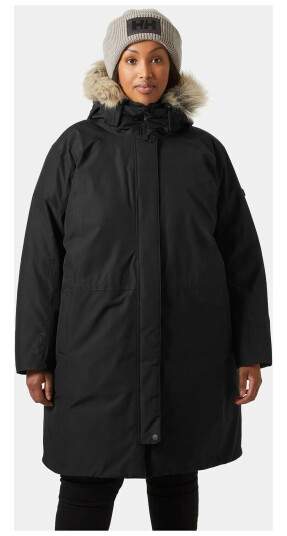 Helly Hansen Senja Plus Parkas Dame Svart 2x Blå2X Helly Hansen Senja Plus Parkas Dame Svart 2x Blå2X
