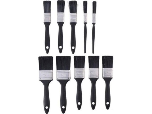 Kinzo - Store Flate Børster 12Mm-50Mm 10 Stk.
