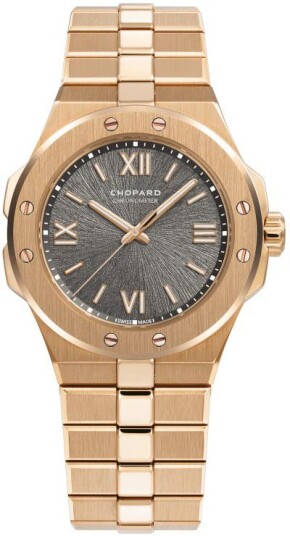 Chopard Dameklokke 295370 5001 Alpine Eagle Grå/18 karat rosé gull