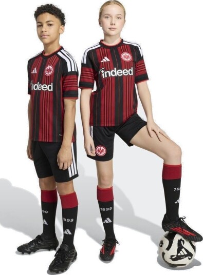 adidas Eintracht Frankfurt 26/27 Home Shorts Kids størrelse 128 cm